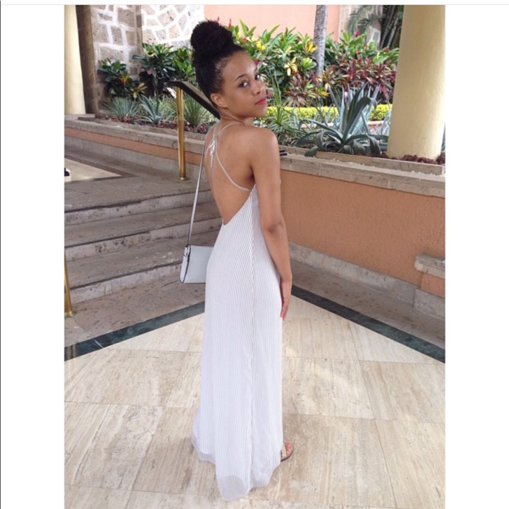 Stripped Maxi dress